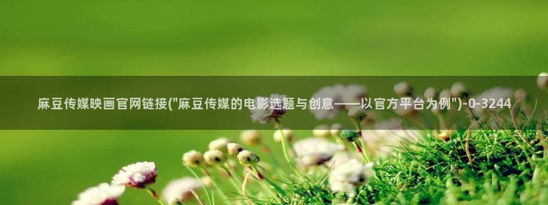 麻豆tv映画传媒官网：麻豆传媒映画官网链接(\
